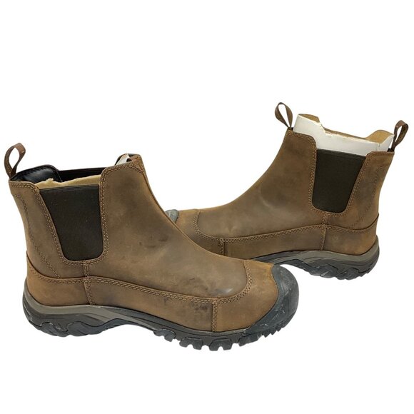 KEEN Men’s Slip-On Anchorage III WP Casual Boots 1017790 Earth/Mulch Size 9M - Picture 6 of 9